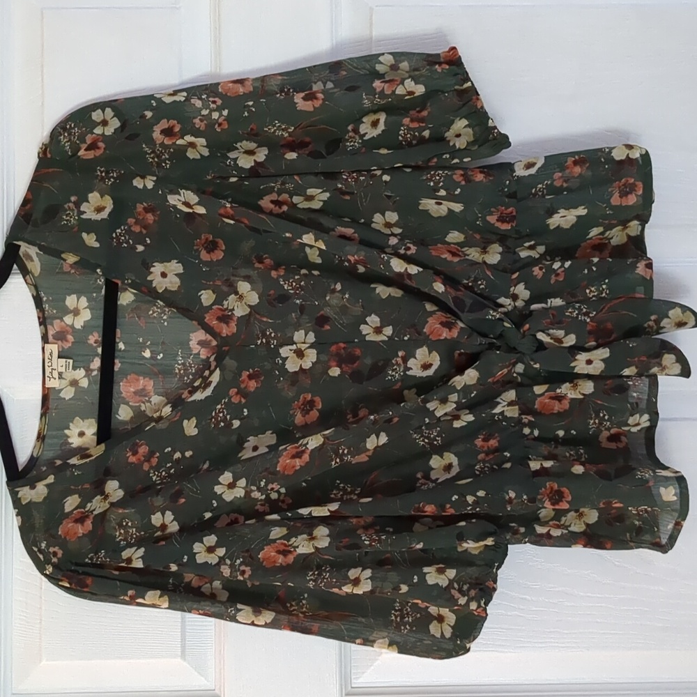 Floral Peplum Blouse